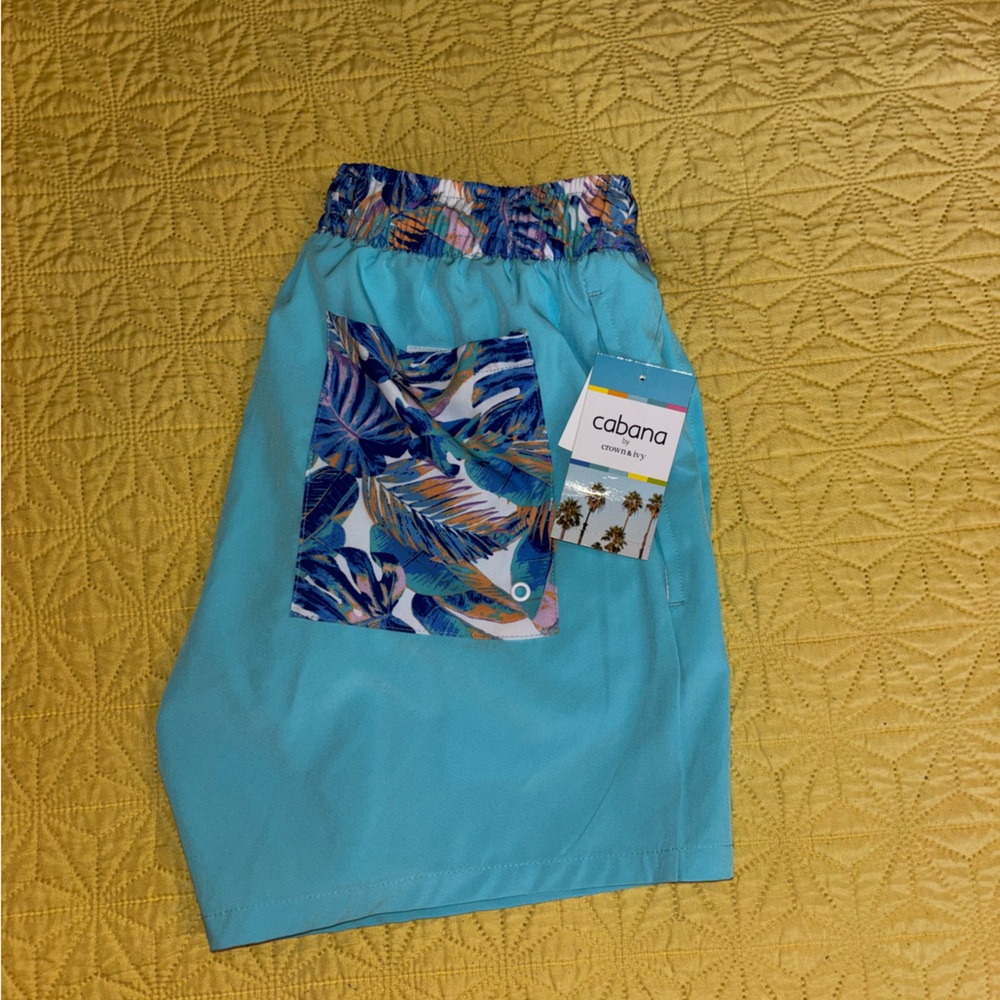 Mens Crown and Ivy Swim Trunks